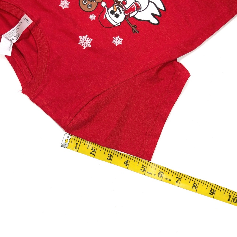 Girl’s L A T Live and Tell Red T-Shirt, Size Large - Picture 6 of 7